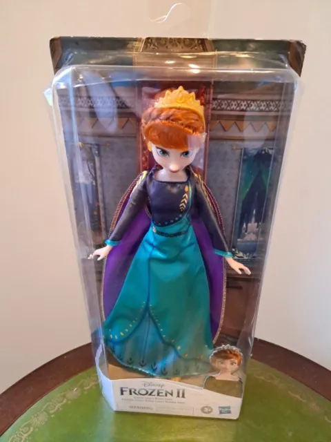 Frozen 2 Disney Queen Anna Doll With Shoes And Crown by Hasbro Kids Toy