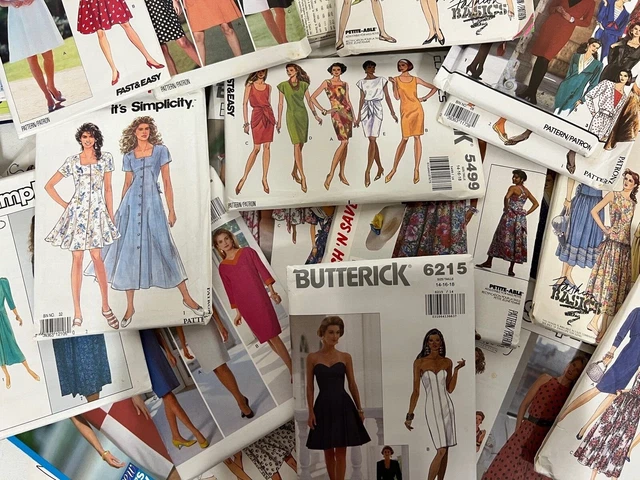 U Pick Misses Sewing Pattern Dresses Uncut 1990s McCall's Simplicity Butterick