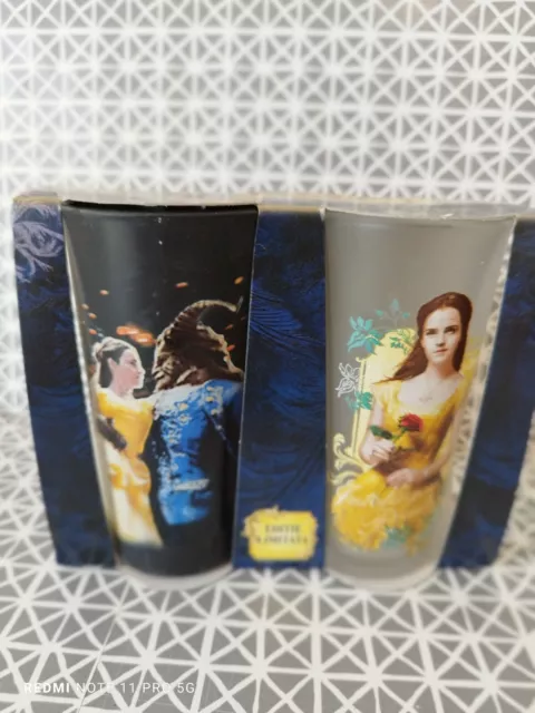 Set de 2 verres La Belle et La Bête édition limitée Disney 2017