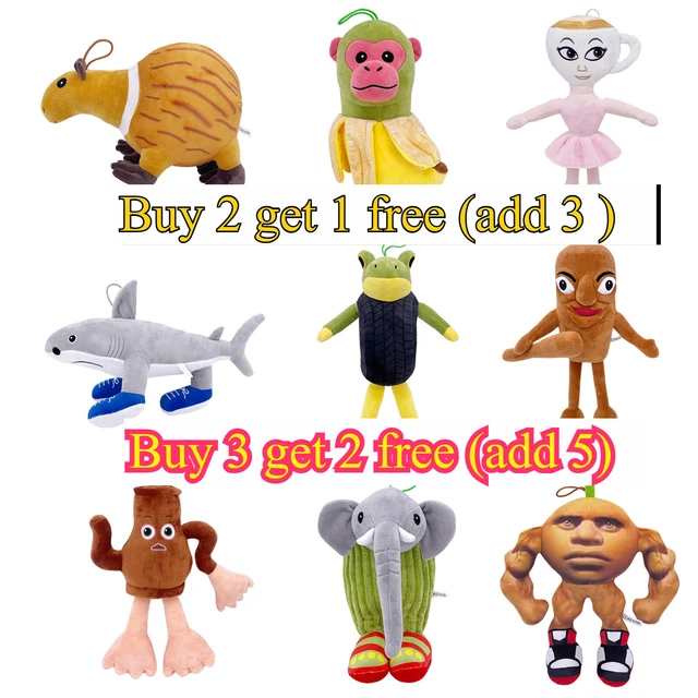 HYZSHL Brainrot Kuscheltier - Italian Tralalero Plüschtier 28cm Für Kinder & Erwachsene