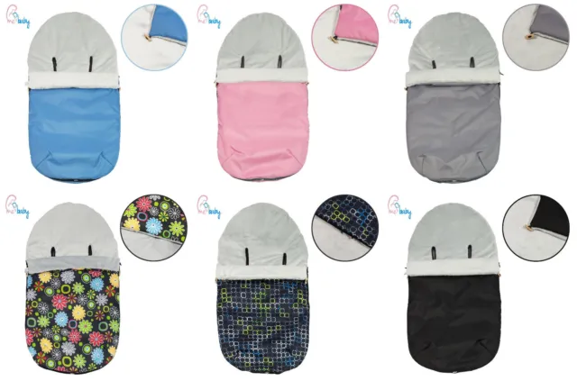 Large Warm Universal & Waterproof Footmuff Seat Liner Cosy Toes Buggy Stroller