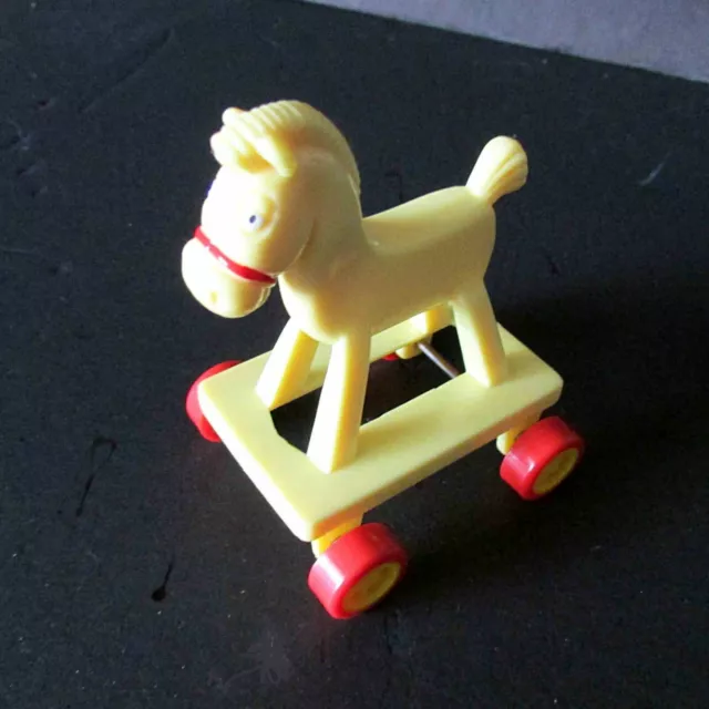 1986 McDonalds Fozzy Bear Rolling Horse VTG Collectible Happy Meal Toy FREE SH
