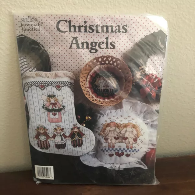 Jeremiah Junction NWT Vintage Needle Point Kit Christmas Stocking Multi Color