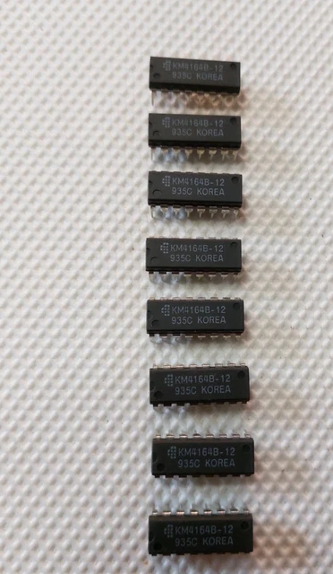 COMMODORE 64 C64 - REPAIR KIT - 8pcs RAM 4164 2pcs 74LS257 AM9114 (NEW - Foto 4