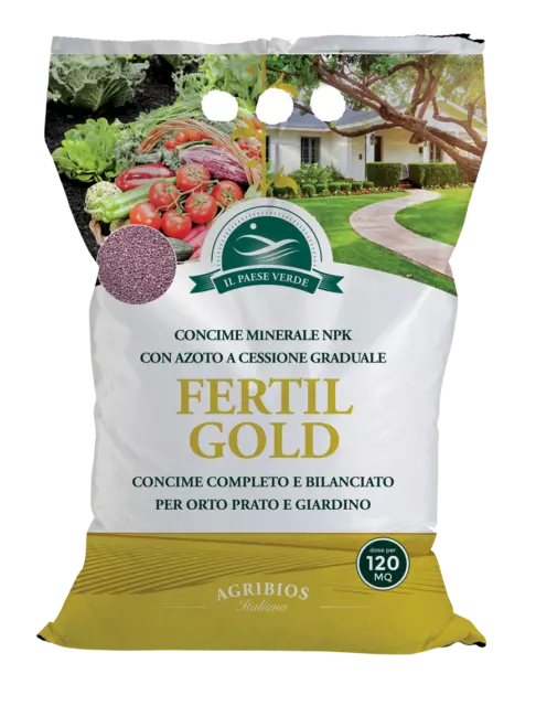 Concime NITROPHOSKA GOLD LENTA CESSIONE 5 KG NPK 15.9.15 per piante prato orto