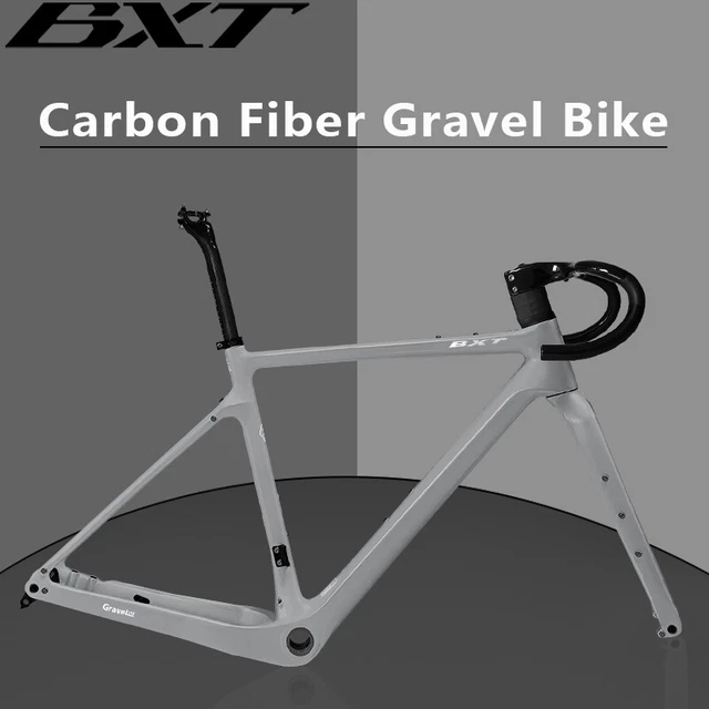 FULL HIDDEN CARBON Gravel Frame 700*47C Road Bike Touring Cyclocross ...