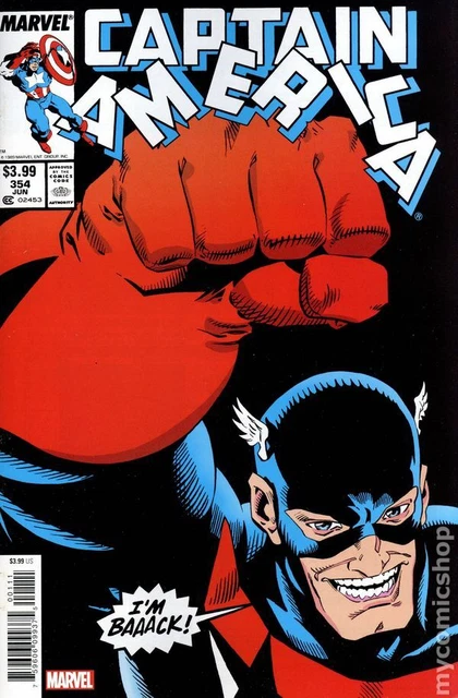 Captain America Facsimile Edition #354 VF 2021 Stock Image