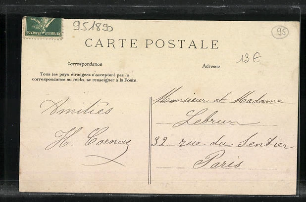 CPA Franconville, Le Parc au coin de la rue Philippe, des enfants am fontaine 2