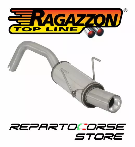 RAGAZZON TERMINALE SCARICO ROTONDO 80mm FIAT 500 (312) 1.2 69CV 07-15 50.0215.98