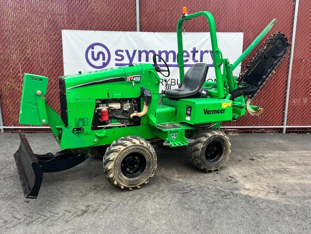 2016 Vermeer RTX450 Ride On Trencher 554 Hours 49HP Diesel 4x4 MINT 2016 Vermeer RTX450 Ride On Trencher 554 Hours 49HP Diesel 4x4 MINT