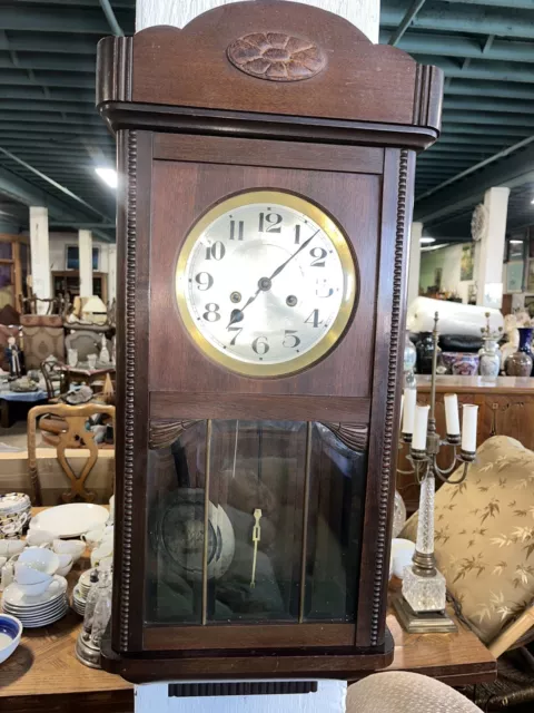 Antique French Clock Horlogerie Bijouterie M Sacre