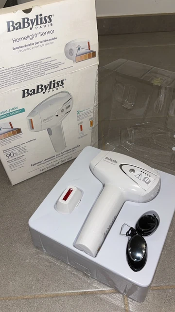 Appareil D'épilation Lumière Pulsée BaByliss Homelight Pour Visage Et Corps - Blanc - Neuf Ouvert
