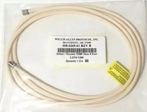 Drager Welch Allyn Protocol 008-0265-01 REV-B Adult NIBP Hose