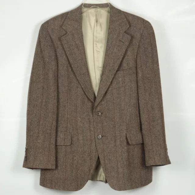 Ralph Lauren Polo University Virgin Wool Sport Coat Vintage Tweed Jacket