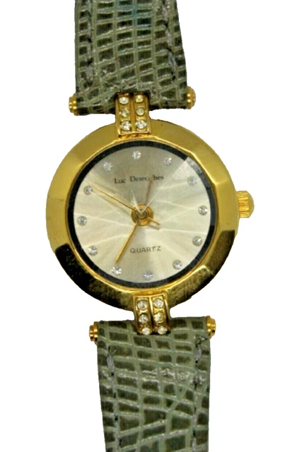 Montre Vintage LUC DESROCHES à Quartz Pour Homme - Boîtier Et Bracelet Dorés - État Neuf, Jamais Portée