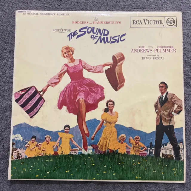 THE SOUND OF MUSIC Original Soundtrack 12" LP Album Vinyl RCA 1965 RB-6616