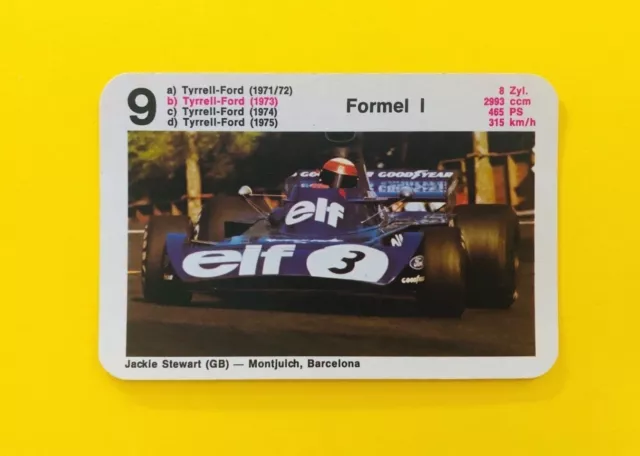 Verschiedene Top Trumps Grand Prix Karten - F1/Formel 1