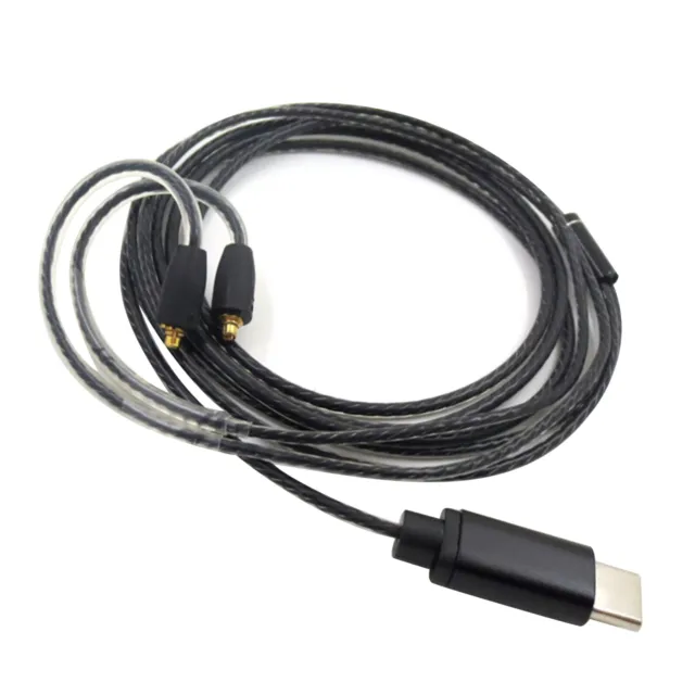 Upgraded MMCX to USB Type-C Audio Cable For Shure SE215 SE315 SE535 Headphone