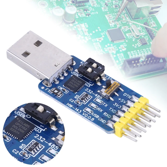 Modulo Adattatore USB Multifunzione – A SPI/I2C/IIC/UART/TTL/ISP, Generico