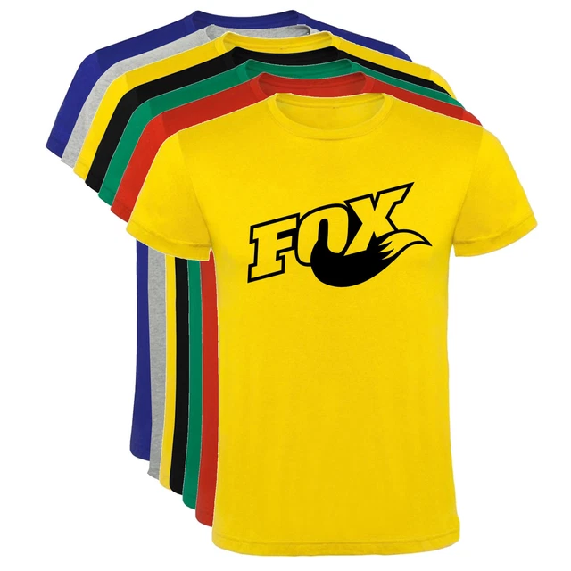 Camiseta Fox Motos logo con cola Hombre varias tallas y colores a026