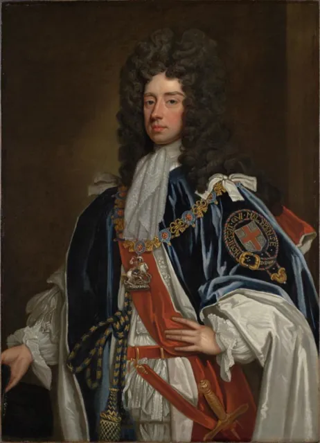 JAMES DOUGLAS (1662-1711) Duke of Queensbury Scottish Royal Commissioner CUT SIG