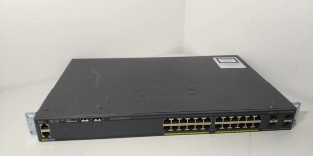 Cisco WS-C2960X-24TS-L 24 Port Network Switch