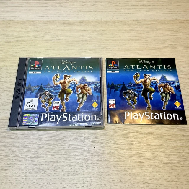 DISNEY S ATLANTIS THE Lost Empire Ps1 Complete With Manual