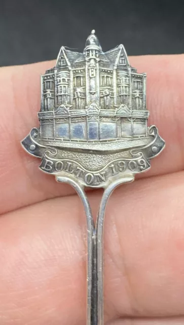 Boulten Spoon Solid SILVER Souvenir Robert Chandler Birmingham 1905 London