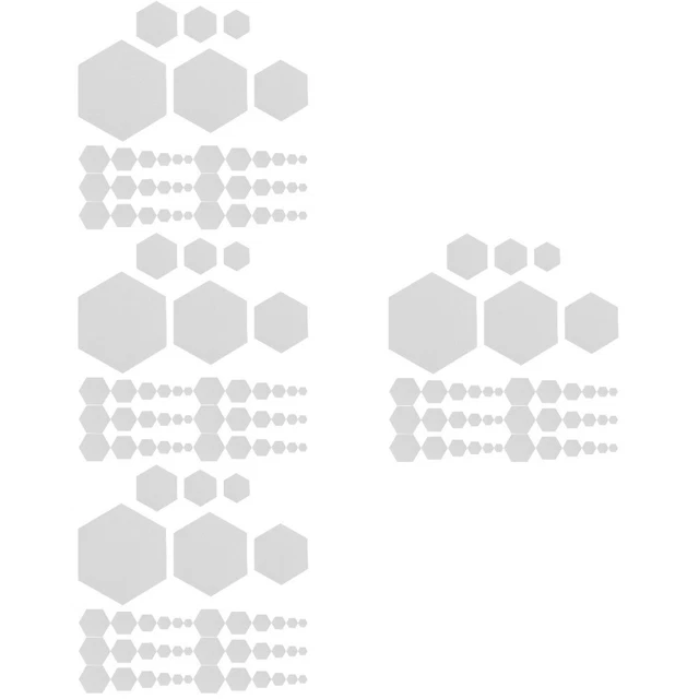 100Pcs Hexagonal Paper Quilting Template Polygon Paper Quilting Templates for Patchwork Sewing Craft DIY Sewing Tool(22mm