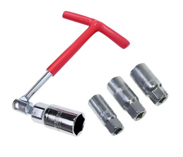 4PC TBAR SPARK PLUG SPANNER WRENCH SET REMOVAL TOOL 16mm 18mm 21mm