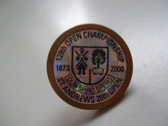 129th Open Championship 1873-2000 St Andrews 26th Open Silver ball marker