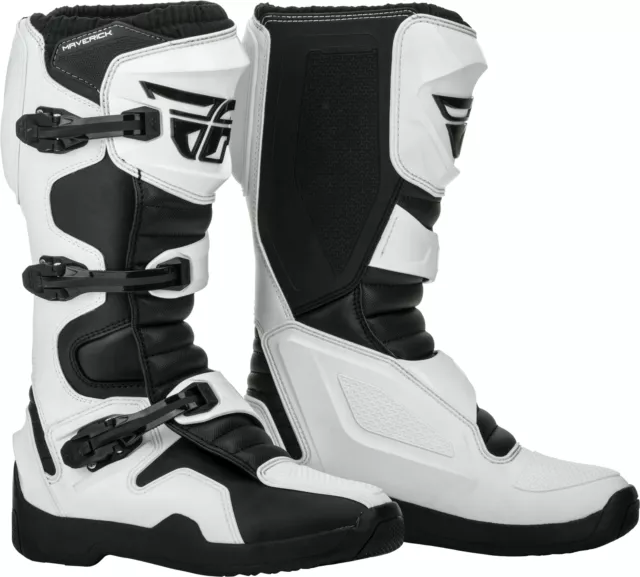 Fly Racing 2019 Maverick Stiefel 11 Weiß/Schwarz 364-67511