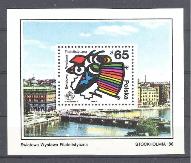 Polen Einsteckkarte mit Blockausgabe MiNr. 100 (xx)