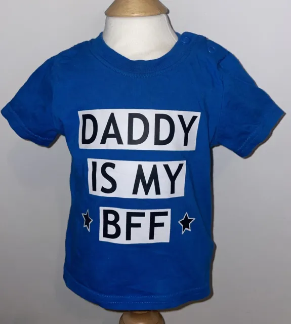 Primark Baby Boys Daddy T-shirt Size 6-9 Months