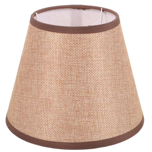 Paralume lino lampada paralume paralume comodino lampada da comodino marrone chiaro