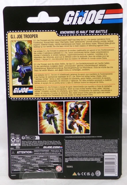 HASBRO GI JOE Classified Series Retro Cartón Trooper Figura 6