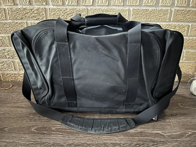 Tumi # 278D3 BLACK  Ballistic Nylon 21” Carry On Weekender Duffel bag Great!