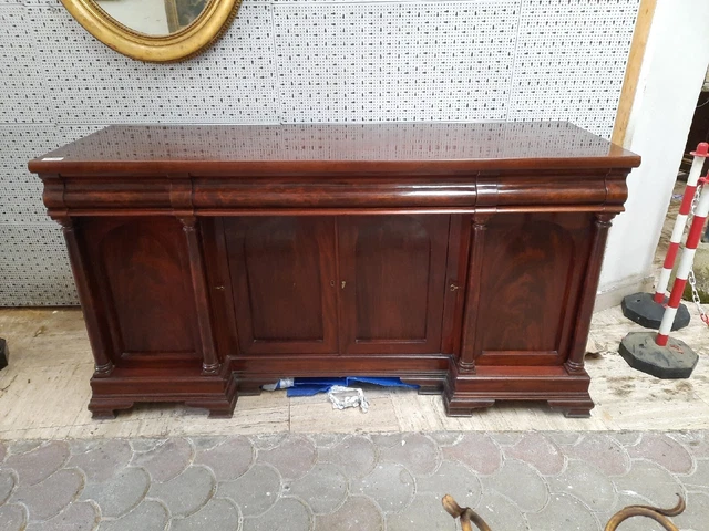 Credenza In Mogano A Quattro Ante , Servante In Mogano A 4 Ante