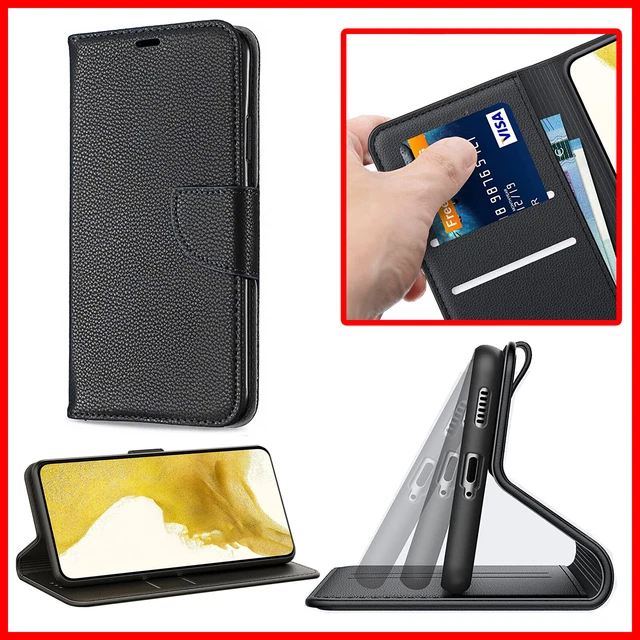 Custodia A Portafoglio In Pelle Per Xiaomi 13T / 13T Pro - Con Pellicola Protettiva, 2 Scomparti Per Carte, Supporto Magnetico, Chiusura Magnete, Antigraffio - 3