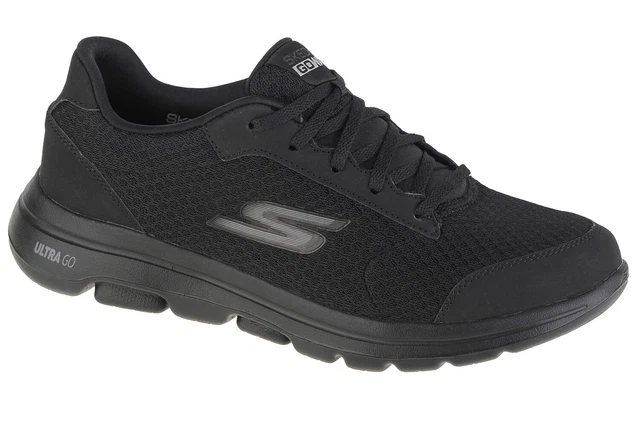 Skechers Go Walk 5 Qualify 55509-BBK, Herren, Sneaker, Schwarz