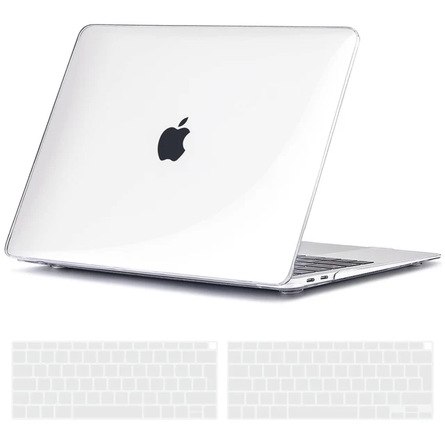 TECOOL Coque Compatible avec MacBook Air 13 Pouces Retina 2021 2020 2019 2018...