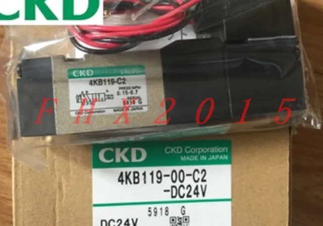 ONE NEW CKD Solenoid Valve 4KB119-00-C2-DC24V