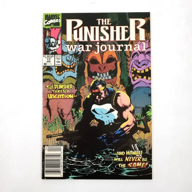 Punisher War Journal #17 (1988 Series) Newsstand Vol. 1 Marvel Comic Book 1990