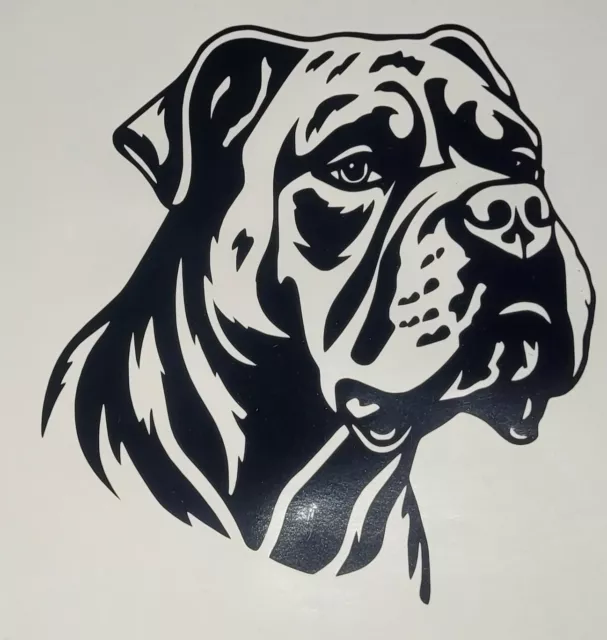 1x American Bulldog Dog Decal Vinyl Sticker Door Car Van Window Laptop 5x5inch