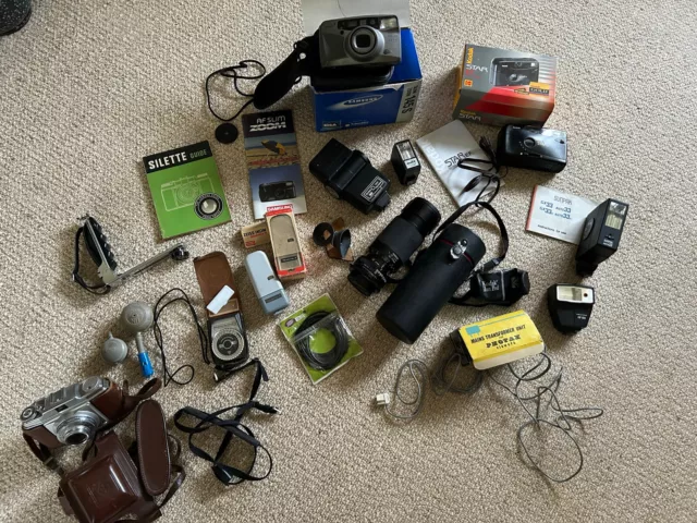 Photography Mixed Lot -Some Boxed Untested So Selling As Spares Or Repairs