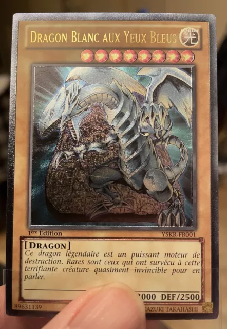 Yu-Gi-Oh! Dragon blanc aux yeux bleus Yskr-Fr001-1st -Ultimate Rare 3