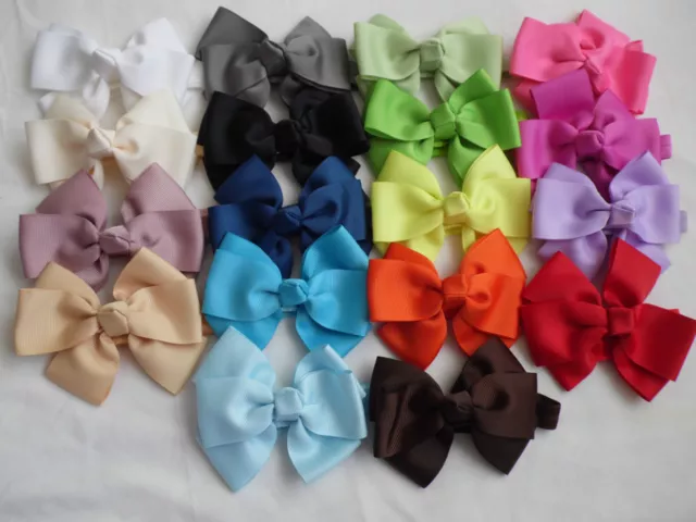 4" bow headband shimmery hairband babies girls