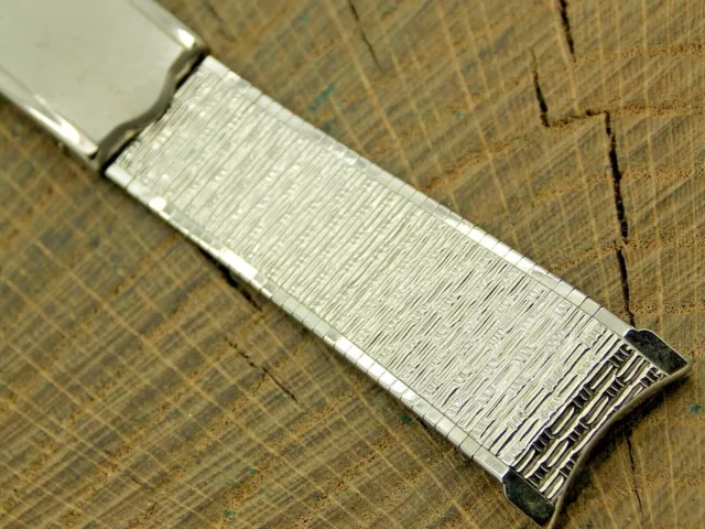 Kreisler Vintage Deployment Clasp Stainless Watch Band 19mm NOS Unused Bracelet