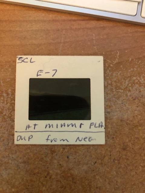 Duplicate Slide SCL #543 EMD E7A Seaboard Coast Line Miami FL 2