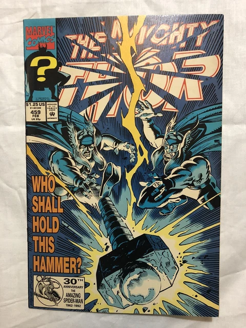 The Mighty Thor #459 Marvel Comics 1992 First Appearance of Thunderstrike